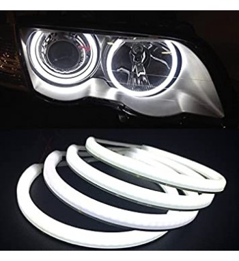 Angel Eyes COTTON compatibil BMW seria 3 F30, F31, seria 5 F10 cu halogen COD: 6122-C1