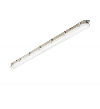 lampa led rezistenta la apa seria-m 1500mm 48w 4000k milky cover ss clip 120lm/w cod: 20215