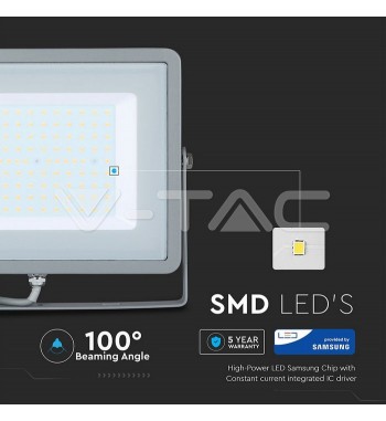 Proiector LED de 100W SMD SAMSUNG Corp Gri 6400K COD: 474