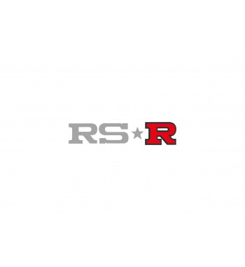 Abtibild  RS-R diverse culori Cod:DZ-51 - Negru + Rosu DZ-51