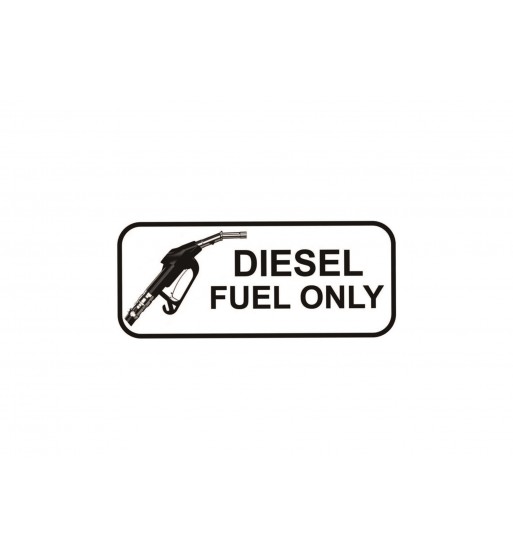 abtibild "diesel fuel only" cod: xs-03