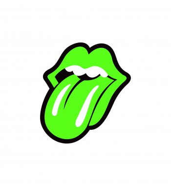 Abtibild ROLLING STONES diverse culori Cod: YGT - Verde YGT-04