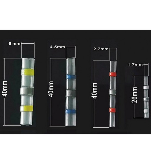 set 6 buc. conectori termocontractibili  cod:w12096-7