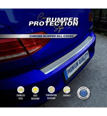 ornament protectie portbagaj cromat compatibil mercedes  b class w247  hatchback 2018- cod: er-1107