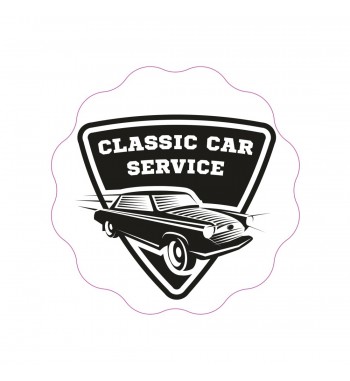 abtibild "classic car service" cod: tag 003 / t4