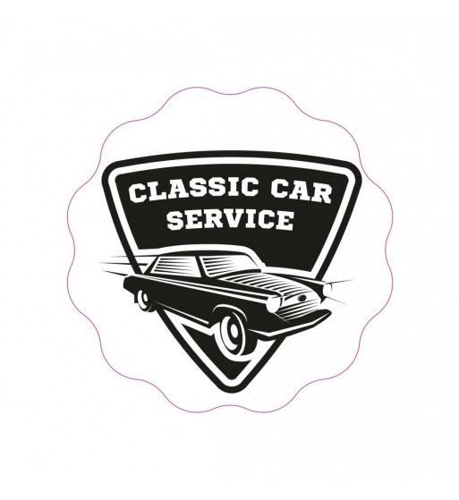 abtibild "classic car service" cod: tag 003 / t4