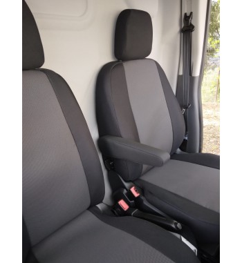 Husa auto dedicate 2+1 FORD TRANSIT 2013-> FRACTIONATE. Calitate Premium