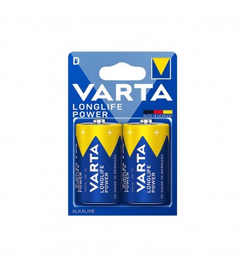 baterie varta longlife power lr20 1.5v alcalina set 2 buc. cod:4920