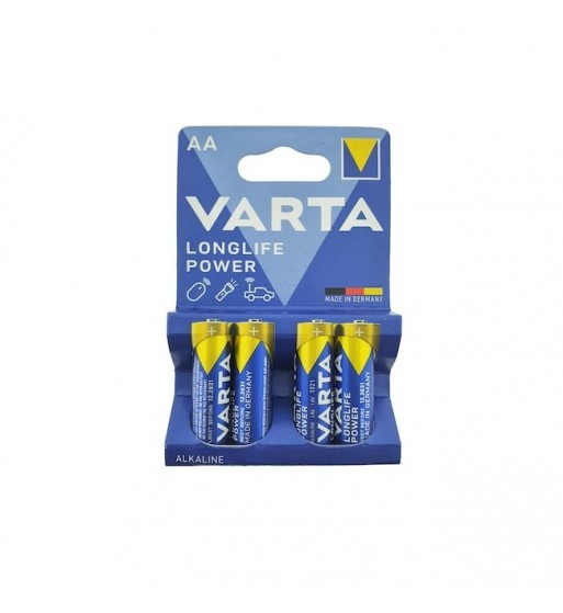 baterie varta longlife power aa r6 1.5v alcalina cod: 4906