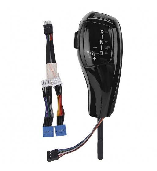 maneta schimbator automat bmw cu led sk004-b negru