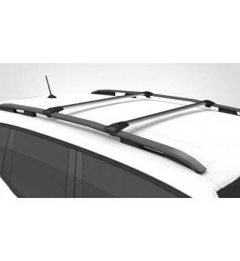 Set bare portbagaj aluminiu Dacia Duster I 2014-2018 cu bara originala longitudinala groasa Cod:DST-14-1