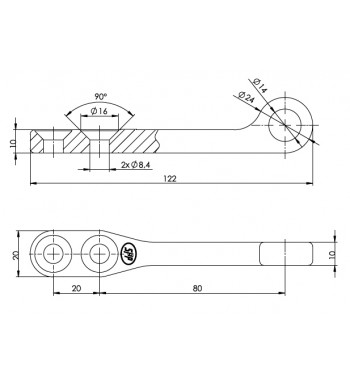 Contraplaca la inchizator Z-16-3