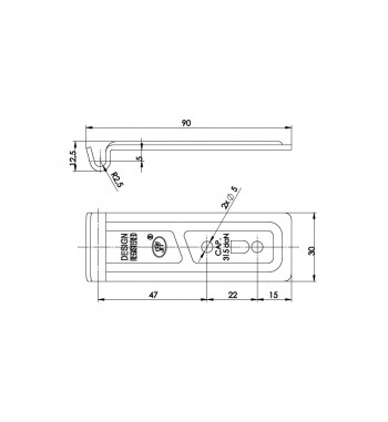 Contraplaca la inchizator Cod:Z-06