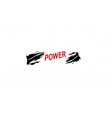 abtibild " power " rosu  cod:an13