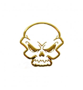 abtibild  "craniu"  culoare auriu cod:dz-34