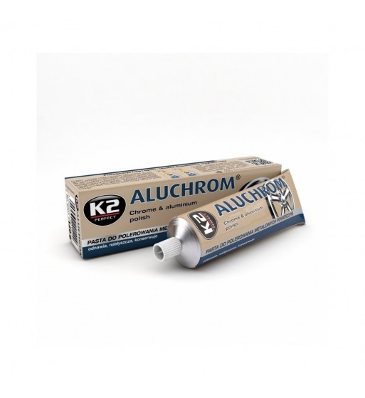 pasta polish curatat. lustruit suprafete cromate si aluminiu 120gr aluchrom k2 cod:k0031 / k003