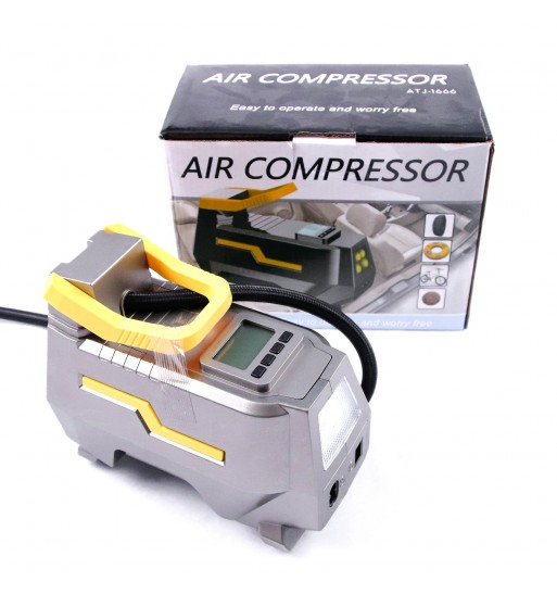 compresor aer premium cu manometru digital 12v. cod: 8666