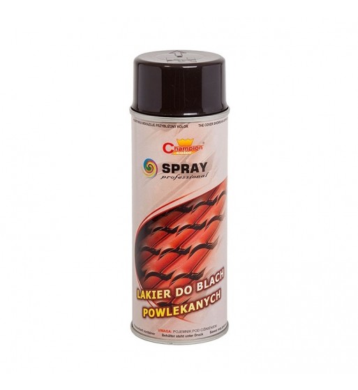 spray vopsea champion maro ciocolata pentru tabla/ acoperis cod:ral 8017