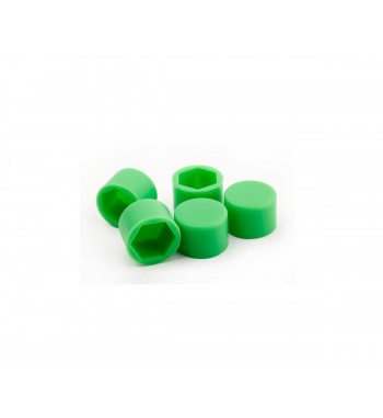 Set 20 capacele prezoane de 21 din cauciuc (diferite culori) - Verde