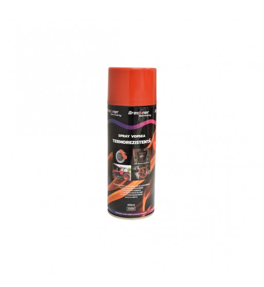 spray vopsea rosu rezistent termic pentru etriere 450ml. breckner cod:bk83115