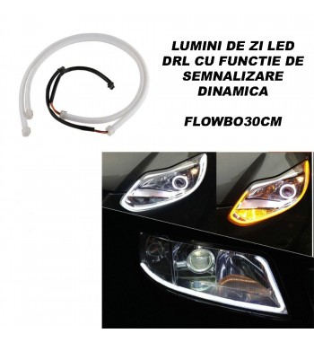 banda flexibila led drl 30cm cu functie de semnalizare dinamica flowbo30cm