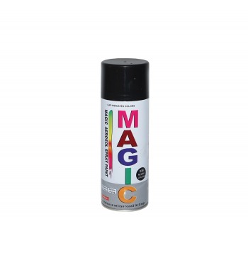 spray vopsea magic  negru lucios 400ml cod: 039