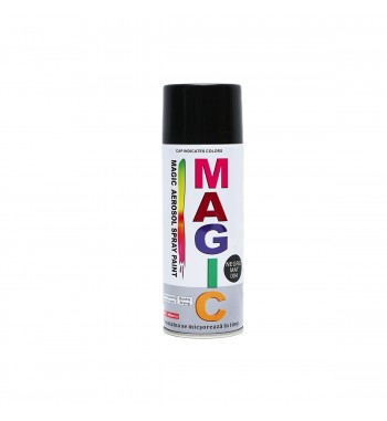 spray vopsea magic negru mat 450ml cod: 004