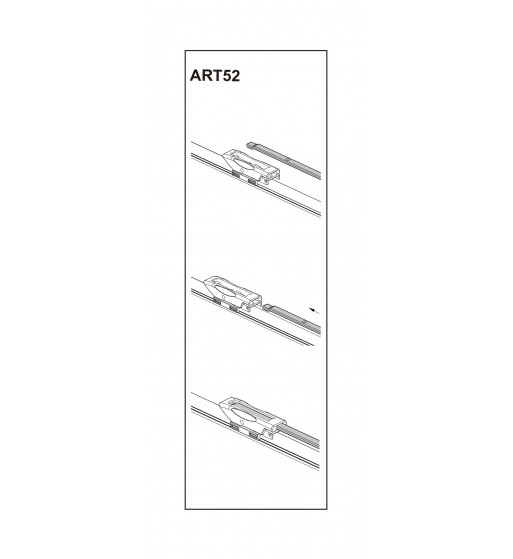 stergator parbriz pasager fiat fiorino box 02/2008âž cod:art52 19"