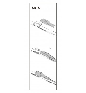 stergator parbriz sofer audi a4 11/2007-> cod:art50 24"