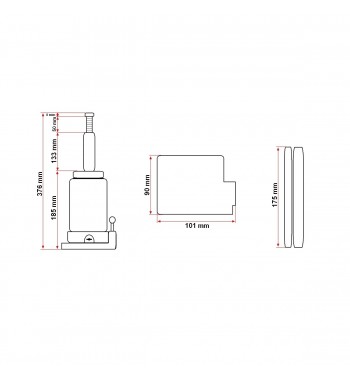 Cric hidraulic 6 tone Cod: DISCRH6