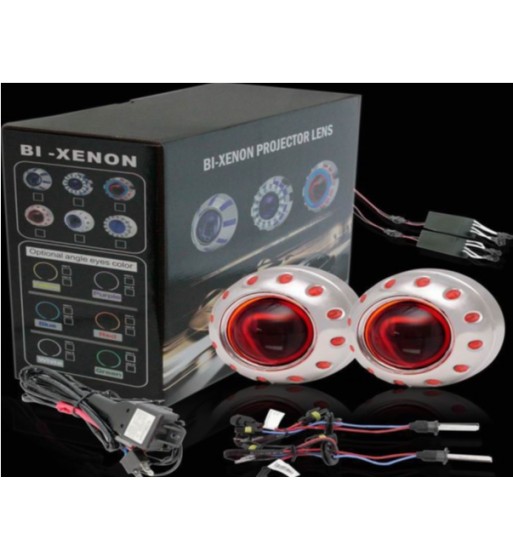 lupe bi-xenon devil eyes alb 2.5 inch 001w