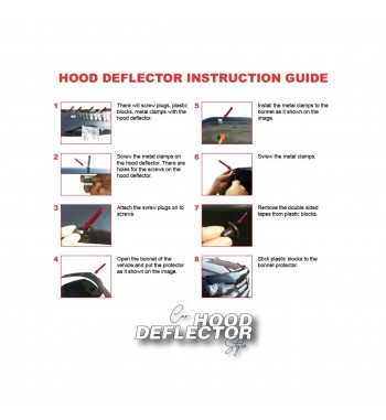 Deflector capota compatibil Ford Ranger 2015-> Cod: 17091 - DEF4