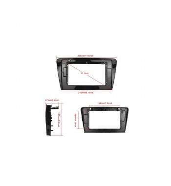 Rama Navigatie 10 cu cablaj si modul canbus compatibila Skoda Octavia III 2013-2020  Cod: NV3180 - GR1