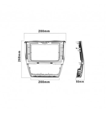 Rama Navigatie 10 cu cablaj si modul canbus compatibila Skoda Octavia II 2009-2013  Cod: NV3179 - GR1