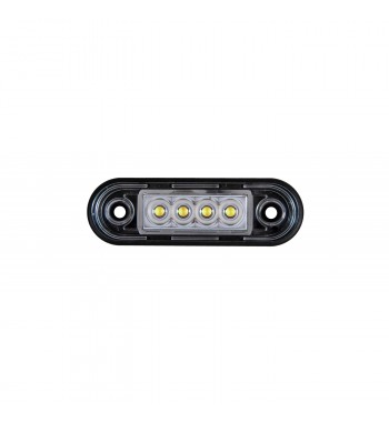 Lampa LED pentru prindere bullbar   12V-24V  Cod: FR 0170-L - Rosu