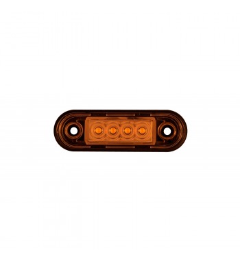 Lampa LED pentru prindere bullbar   12V-24V  Cod: FR 0170-L - Rosu