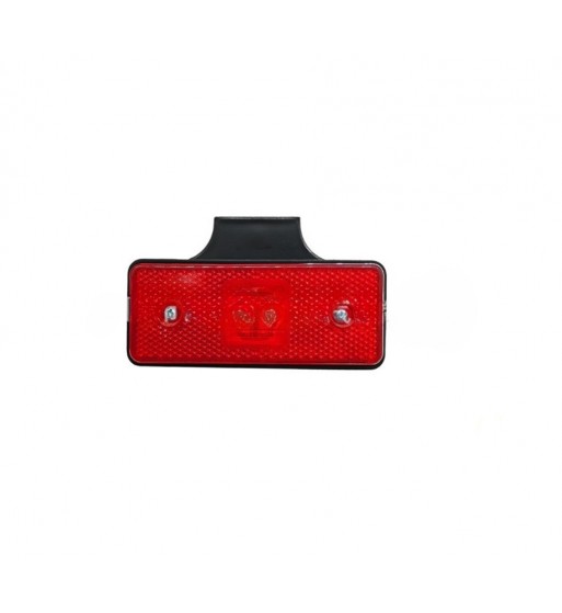 Lampa laterala cu suport 4 SMD LED 12-24V Cod: FR 0183 - Rosu