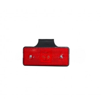 Lampa laterala cu suport 4 SMD LED 12-24V Cod: FR 0183 - Rosu