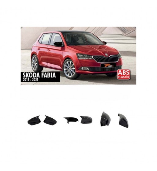 Capace oglinda tip BATMAN compatibile Skoda Fabia Mk3 2015-2021 cu semnalizare in oglinda Cod: BAT10133 - C581-BAT2