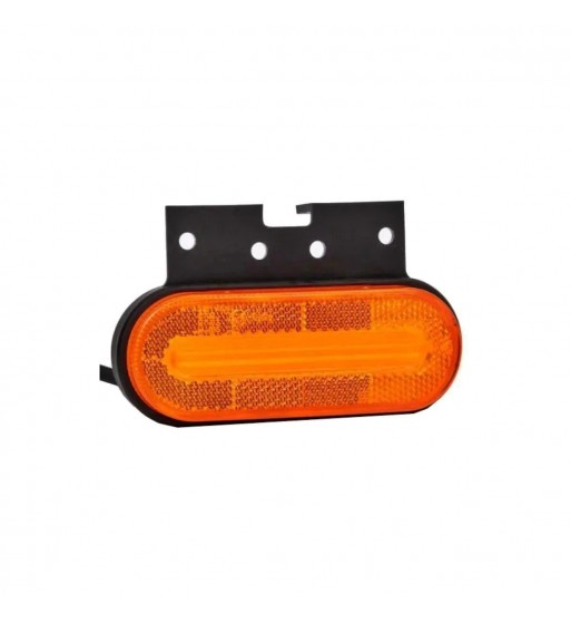 Lampa gabarit 124x51 LED galbena cu suport 12-36V Fristom Cod: FT-070Z+K