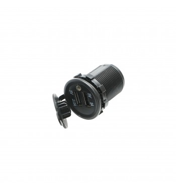 Mufa Incarcator auto 12V 2 x USB-1A,2.1A  Cod: BK69981