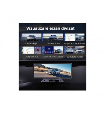 Navigatie Multimedia DVR 10.26 touch screen  CarPlay si Android Auto wireless, Camera marsarier Cod: CHS-N91C