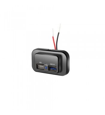 Panou mufa USB QC3.0 + PD  Cod: QT084