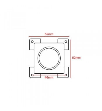 Mufa priza bricheta 120W 10A 12V incastrabila Cod: DS1201