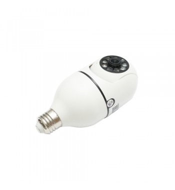 Camera de supraveghere smart-bulb PTZ, WIFI 2.4G 1080P, tip bec E27 cu senzor de miscare si aplicatie YIIoT Breckner Germany Cod