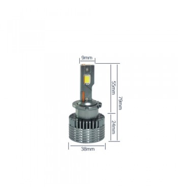 Bec LED D2S , 6000K , 45W ,12V  Canbus Cod: LX-D2S