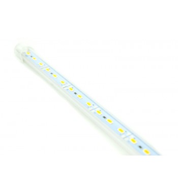 banda led rigida 5630 korea chip cu profil 886al 1m. 12v. lumina rosie 6000k 18w.  cod: alsz05 r